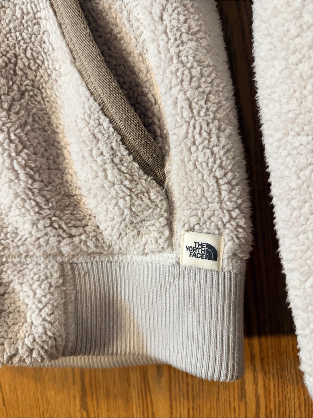 The North Face Cream Full Zip Teddy Jacket - Picture 5 of 7